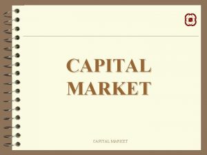 Structure of capital market in india