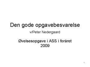 Peter nedergaard Peter nedergaard