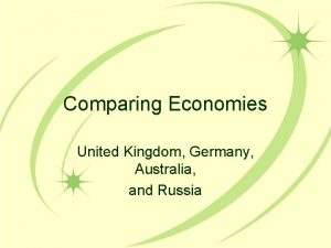 Comparing Economies United Kingdom Germany Australia and Russia