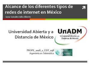 Alcance de los diferentes tipos de redes de