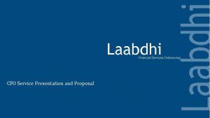 Laabdhi Financial Services Outsourcing CFO Service Presentation and