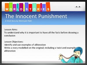 The Innocent Punishment A Hindi Story by Maitreyee