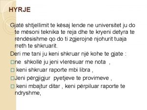 Paragraf tregues shembull Paragraf tregues shembull