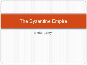 Byzantine empire on world map