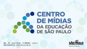 EJA EF Anos Finais 3 TERMO AULA 1