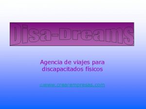 Agencia de viajes para discapacitados fsicos www crearempresas