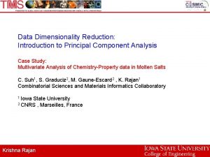 Data Dimensionality Reduction Introduction to Principal Component Analysis