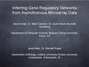 Inferring Gene Regulatory Networks from Asynchronous Microarray Data