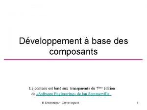 Dveloppement base des composants Le contenu est bas