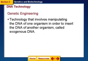 Recombinant dna technology applications