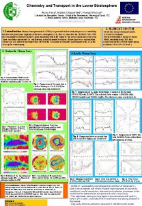 Chemistry and Transport in the Lower Stratosphere Wuhu