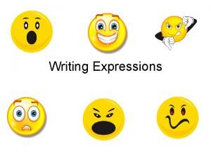 How to write a verbal expression