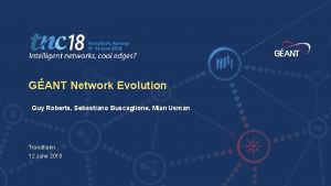 GANT Network Evolution Guy Roberts Sebastiano Buscaglione Mian