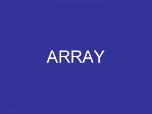 ARRAY For Loop AutoIndexing While Loop Arrayler Ayn