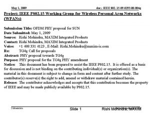 May 1 2009 doc IEEE 802 15 09