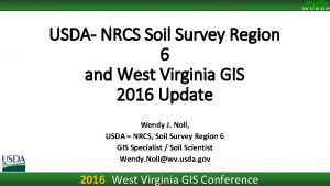 USDA NRCS Soil Survey Region 6 and West