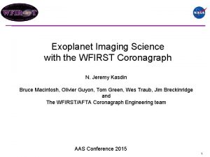 Exoplanet Imaging Science with the WFIRST Coronagraph N