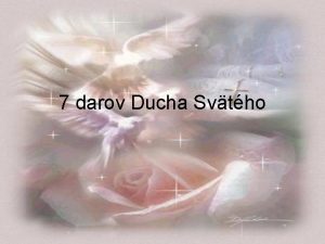 7 darov ducha svätého