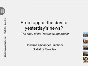 From app of the day to yesterdays news