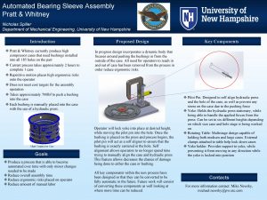 Automated Bearing Sleeve Assembly Pratt Whitney Nicholas Spiller