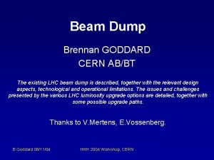 Brennan goddard cern