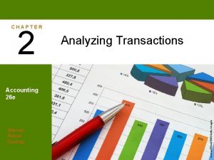 CHAPTER 2 Analyzing Transactions Warren Reeve Duchac humani