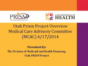 Prism utah medicaid