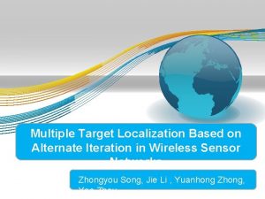 Multiple Target Localization Based on Alternate Iteration in