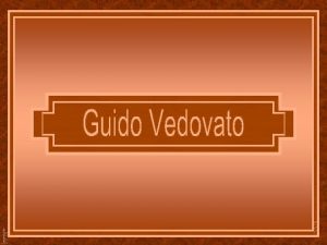 Guido vedovato