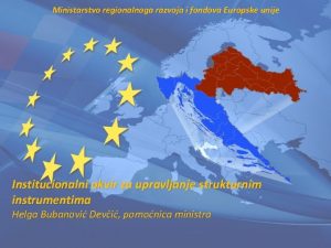 Ministarstvo regionalnoga razvoja i fondova Europske unije Institucionalni