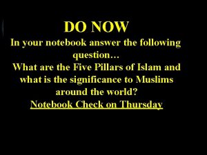 Do the following in your notebook