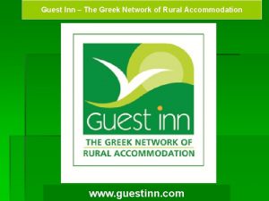 Guest Inn The Greek Network of Rural Accommodation