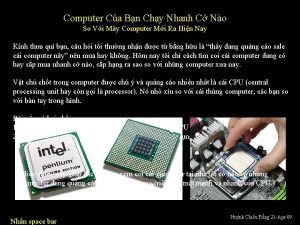 Computer Ca Bn Chy Nhanh C No So