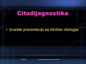 Citodijagnostika