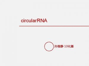 circular RNA 10 circ RNA RNAmessenger RNAm RNA