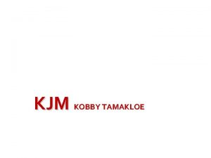 KJM KOBBY TAMAKLOE 5 1 Payroll Gross Earnings