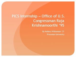 Raja krishnamoorthi internship