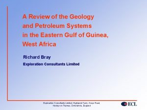 A Review of the Geology and Petroleum Systems