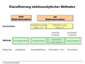 Drei elektroden messanordnung