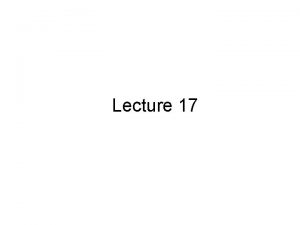 Lecture 17 Motivation How does motivation influence learning