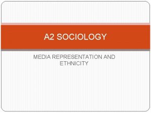 Media representation sociology