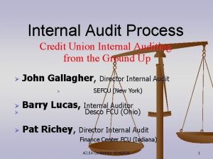 Internal Audit Process Credit Union Internal Auditing from