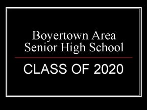 Boyertown program of studies