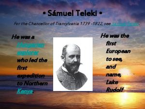 Smuel Teleki For the Chancellor of Transylvania 1739