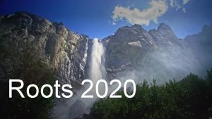 Roots 2020 De weg terug naar God De