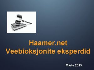 Haamer.net internetioksjonid