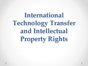 Importance of intellectual property