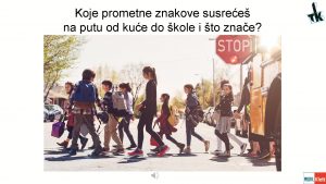 Koje prometne znakove susree na putu od kue