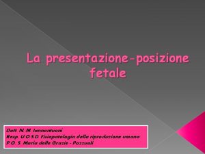 Asinclitismo anteriore