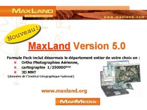 Max Land Version 5 0 Formule Pack inclut